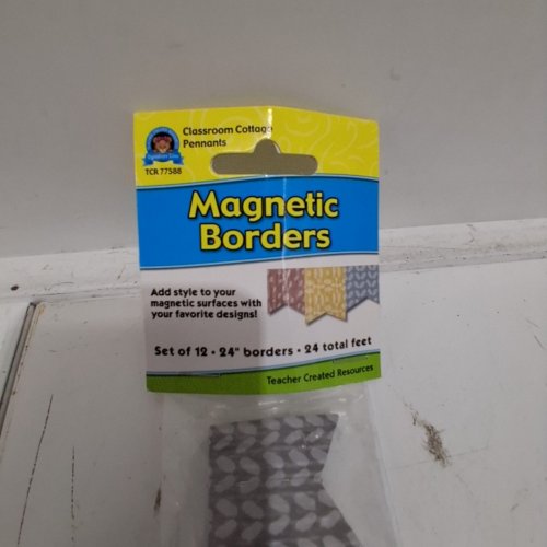 12PK TCR CLASSROOM COTTAGE PENNANT MAGNETIC BORDERS - 24" EACH/ 24FT TOTAL - MULTICOLOR (MODEL: TCR 77588) image 3