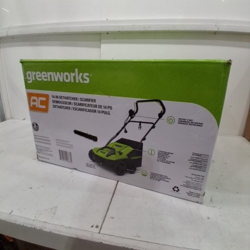 GREENWORKS 13 AMP CORDED DETHATCHER - 14" - (MODEL: DT13B00 / DHA103) image 8