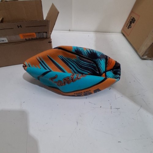 FANTECIA YOUTH SIZE 7 BASKETBALL - ORANGE/TURQUOISE/BLACK image 2