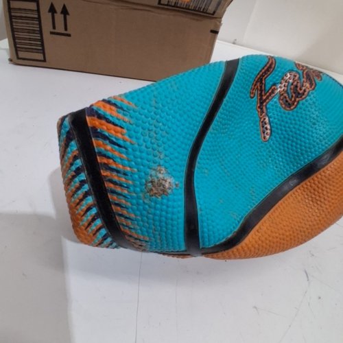 FANTECIA YOUTH SIZE 7 BASKETBALL - ORANGE/TURQUOISE/BLACK image 3