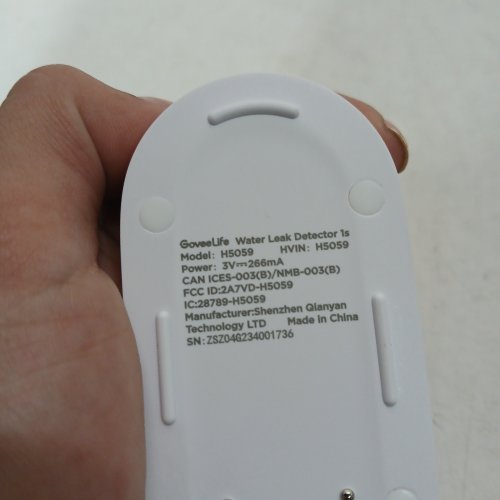 5PK GOVEE LIFE WATER LEAK DETECTOR WITH 105DB ADJUSTABLE ALARM - WHITE (MODEL: H5059) image 2