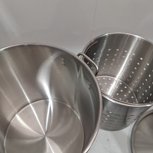 STAINLESS STEEL COMMERCIAL STOCKPOT - 64QT - STEEL - (MODEL: SP64QT404506S) image 3