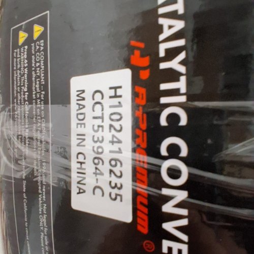 A-PREMIUM CATALYTIC CONVERTER KIT FITS VARIOUS MODELS (MODEL: CCT53964-C / H102416235 ) image 6