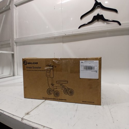 WHLICKS STEERABLE KNEE SCOOTER - 300LBS MAX - BLACK (ITEM: KS03) image 3