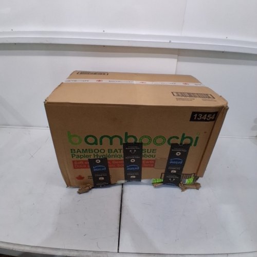 96PK BAMBOOCHI SEPTIC SAFE 2-PLY SOFT UNSCENTED BATH TISSUE TOILET PAPER - 300 SHEETS - WHITE image 3