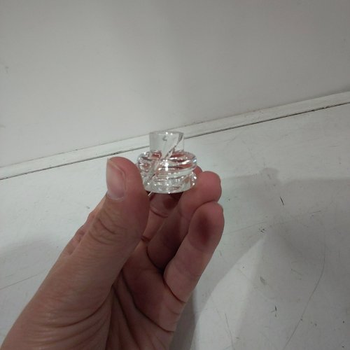 ONE TRICK PONY (OTP) CARTA ROCKULUS GLASS CARB CAP FOR DAB RIGS/MARIJUANA ACCESSORIES - CLEAR image 2
