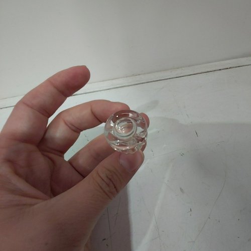 ONE TRICK PONY (OTP) CARTA ROCKULUS GLASS CARB CAP FOR DAB RIGS/MARIJUANA ACCESSORIES - CLEAR image 4