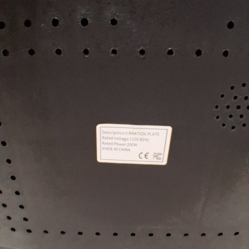 TAEVNO VIBRATION PLATE EXERCISE MACHINE- 450LBS - BLACK image 3