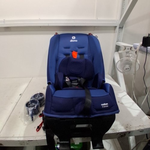 DIONO RADIAN 3R 3-IN-1 CONVERTIBLE REAR AND FRONT FACING CAR SEAT - 10 YEARS - BLUE (MODEL: 50641-NA-01) image 4