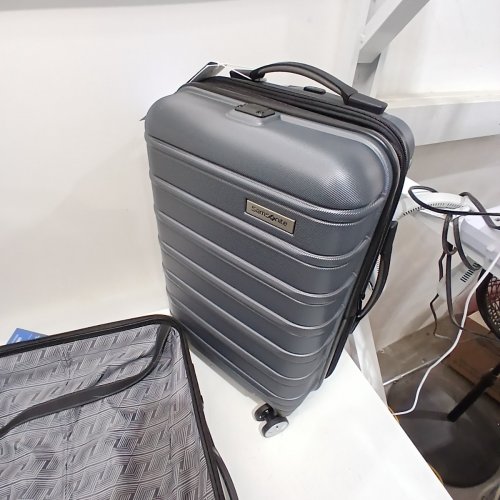 2PC SAMSONITE OMNI 2 HARDSIDE EXPANDABLE LUGGAGE WITH SPINNER WHEELS - SOLID CHARCOAL image 3