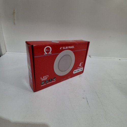 6PK LED DIMMABLE SLIM PANEL LIGHT - 4" - 9W, 850 LM - WHITE (MODEL: CCR-P023R8-4) image 3