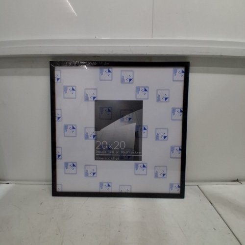 AMERICANFLAT PLEXIGLASS WALL MOUNTED PICTURE FRAME - 20" X 20" - BLACK image 2