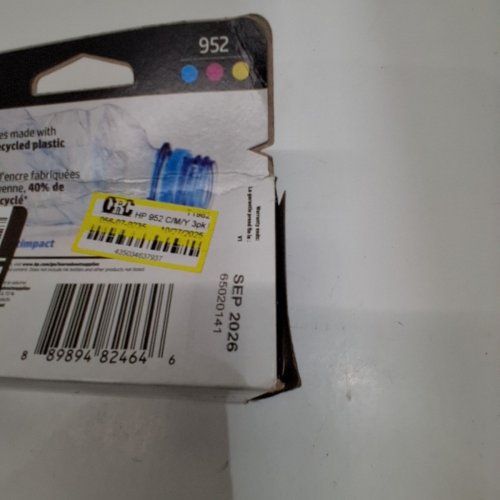 HP 952 COLOUR INK CARTRIDGES FOR SELECT OFFICEJET AND OFFICEJET PRO PRINTERS - CYAN, MAGENTA, YELLOW (MODEL: N9K27AN) image 4