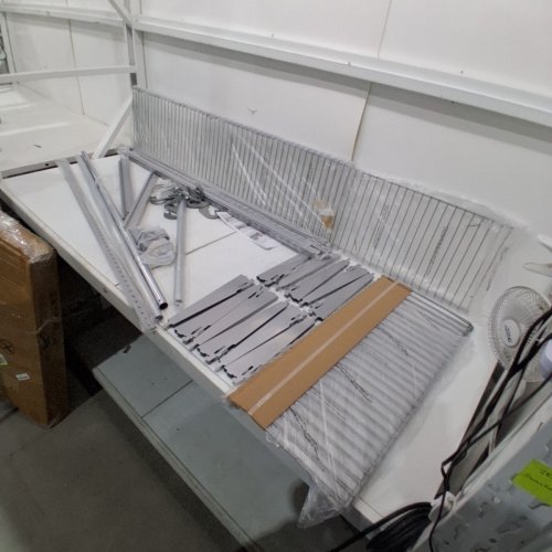 RUBBERMAID ADJUSTABLE CLOSET CONFIGURATIONS KIT - 4FT X 8FT - SILVER (MODEL: 3G59) image 3