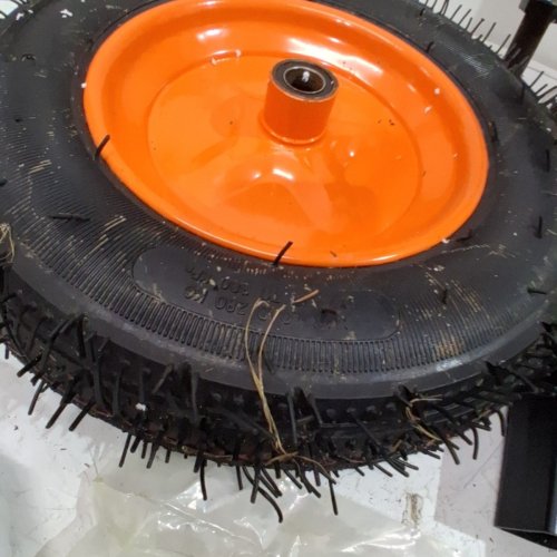 CARBON STEEL TRAILER DOLLY - 1000LBS CAP - 2" TRAILER BALL - BLACK/ORANGE (MODEL: QYC1200-B) image 4