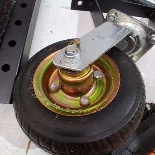 CARBON STEEL TRAILER DOLLY - 1000LBS CAP - 2" TRAILER BALL - BLACK/ORANGE (MODEL: QYC1200-B) image 5