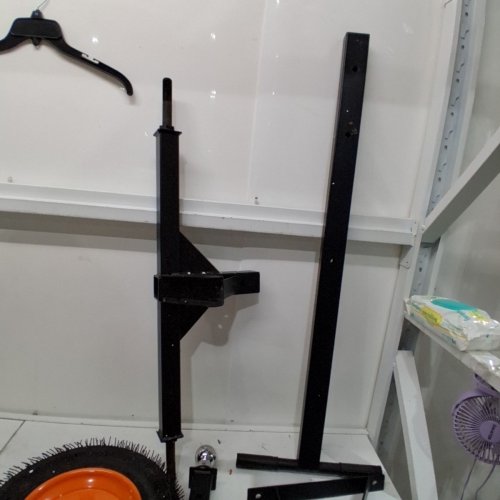 CARBON STEEL TRAILER DOLLY - 1000LBS CAP - 2" TRAILER BALL - BLACK/ORANGE (MODEL: QYC1200-B) image 7