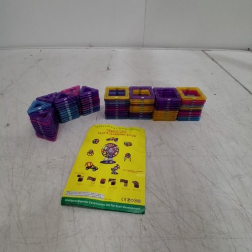 99PC MAGNETIC SHAPE CONSTRUCTION SET - MULTICOLOUR image 2