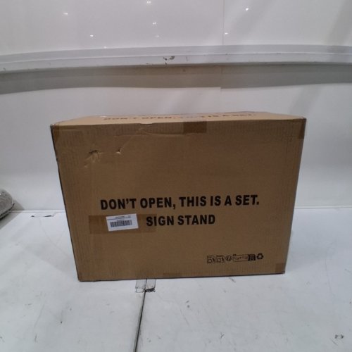 3PK VAIIGO SIGN HOLDER STAND WITH HEAVY DUTY BASE - 11"X17" - SILVER (MODEL: VAIIGO-LP-01) image 2