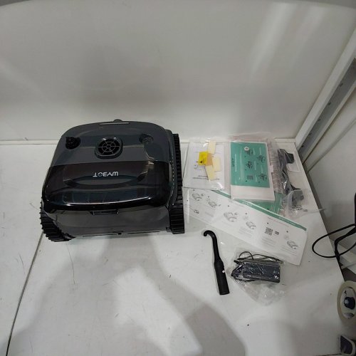 WYBOT C2 VISION CORDLESS ROBOTIC POOL CLEANER WITH AI CAMERA - 21.6 V, 65W - BLACK (MODEL: WYBOT C2 VISION) image 4