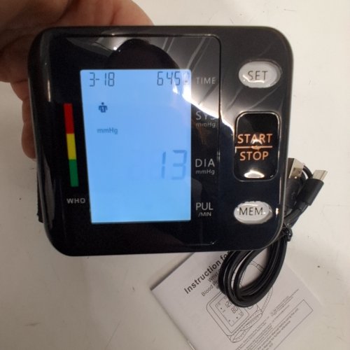 ARSIMAI WRIST BLOOD PRESSURE MACHINE - BLACK (MODEL: BSX312) image 2