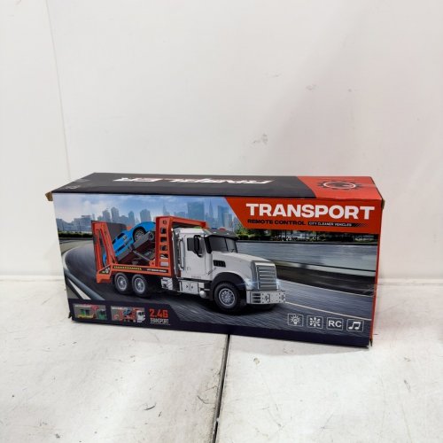 28PC REMOTE CONTROL GARBAGE TRUCK WITH 2 LOADER TRASH CANS, 4 CHANNEL RECYCLING TRUCK WITH LIGHTS & SOUNDS - 2.4GHZ - MULTICOLOUR (MODEL: YDL879-M7) image 5