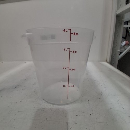 LUX 4 QUART FOOD STORAGE CONTAINER - 4L - TRANSLUCENT image 3