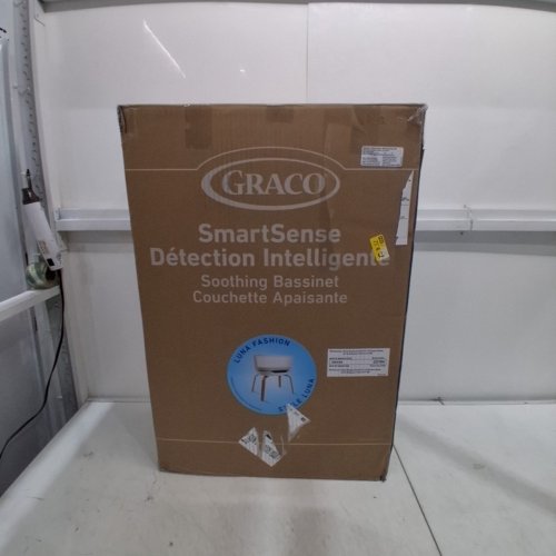 GRACO SMARTSENSE SOOTHING BASSINET BASSINET AND ROCKER WITH CRY DETECTION TECHNOLOGY 100% ORGANIC COTTON SHEET - LUNA (MODEL: 2227904) image 6