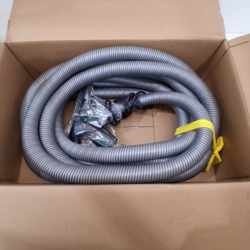 OVO UNIVERSAL CENTRAL VACUUM KIT, CRUSHPROOF HOSE FITS MOST INLETS - 35FT - GREY (MODEL: ACCHO-35HV-BK) image 3