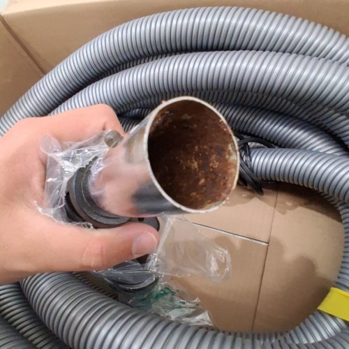 OVO UNIVERSAL CENTRAL VACUUM KIT, CRUSHPROOF HOSE FITS MOST INLETS - 35FT - GREY (MODEL: ACCHO-35HV-BK) image 5