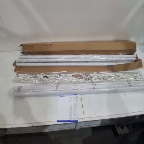 12PK BARRINA LED T5 INTEGRATED LINKABLE SINGLE LIGHT FIXTURES - 4FT EACH - 2200LM, 6500K (MODEL: INWT504020650BC) image 2