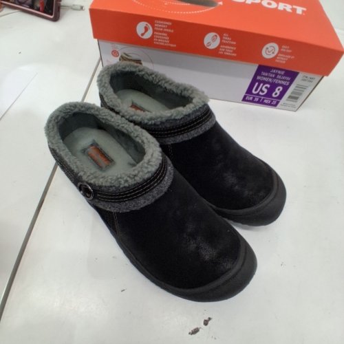 WOMEN'S J SPORT FLEECE-TRIM SLIP-ON BOOTIES - US 8 / EUR 39 - BLACK (STYLE: S6JAY04) image 3