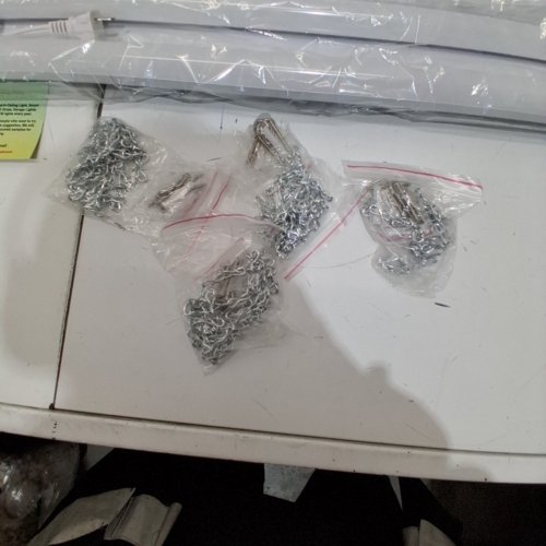 3PK LZHOME LINKABLE LED SHOP LIGHTS WITH PULL CHAIN - 4FT, 40W, 4500 LM, 5000 K - WHITE image 4