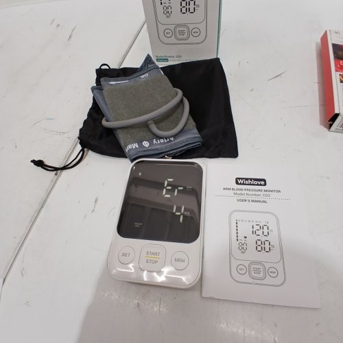 WISHLOVE ARM BLOOD PRESSURE MONITOR - WHITE (MODEL: C02) image 3