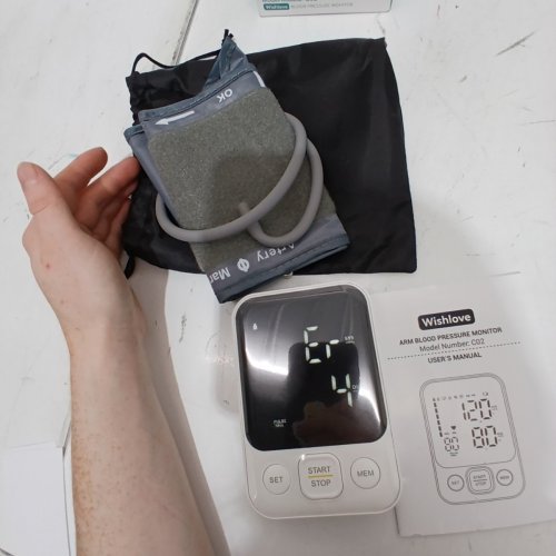WISHLOVE ARM BLOOD PRESSURE MONITOR - WHITE (MODEL: C02) image 5