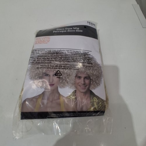 UNISEX WAY TO CELEBRATE DISCO DAZE WIG - OSFM - BLONDE (STYLE: 05177BL) image 3