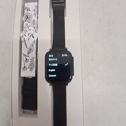 UNISEX ADULTS BLUETOOTH SMART WATCH FOR IPHONE & ANDROID WITH INTERCHANGABLE BANDS - FITNESS STEP TRACKER/HEART RATE/SPO2 MONITOR, 120+ SPORTS MODES - BLACK (MODEL: IW06) image 4