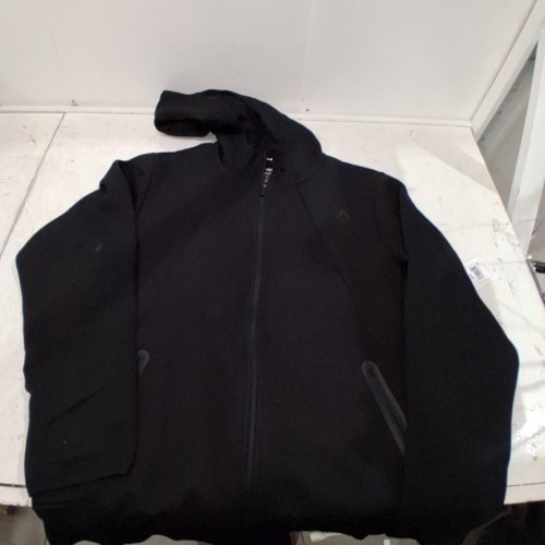 MEN'S REEBOK HOODED FULL-ZIP JACKET - MEDIUM - BLACK (STYLE: REM243HD03CB006) image 2