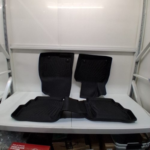 3PC FIILINES ALL WEATHER FLOOR MATS FOR MAZDA CX-5 2017-2024 - BLACK - (MODEL: ‎FIILINES0811) image 2