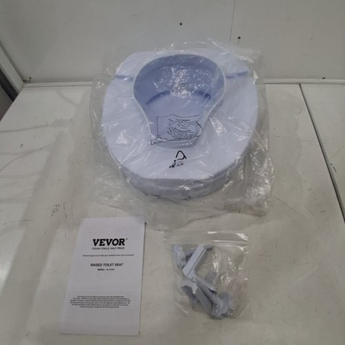 RAISED TOILET SEAT RISER - 4" RAISED - WHITE - (MODEL: FBL760600) image 2