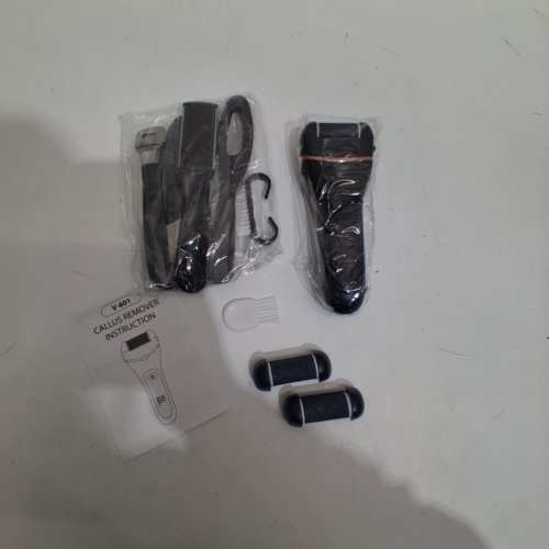 UNBRANDED ELECTRIC CALLUS REMOVER FOR FEET - BLACK (MODEL: V-601) image 3