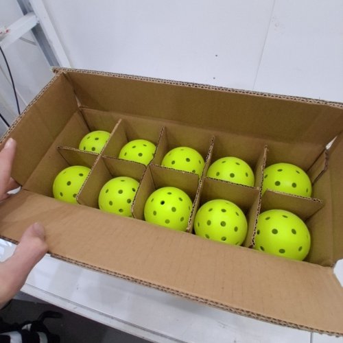 50PK AMAZON BASICS OUTDOOR PICKLEBALL BALLS - YELLOW image 2