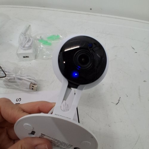 2PK MERKURY SMART WI-FI INDOOR CAMERA - 1080P HD - WHITE image 2