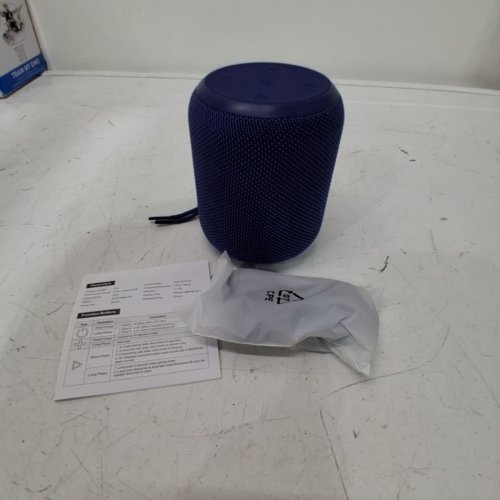 NOTABRICK BLUETOOTH SPEAKER WITH STEREO BASS - 15 HOUR LISTENING TIME - 15W 4.5" X 3.5" - BLUE (MODEL: KI) image 3