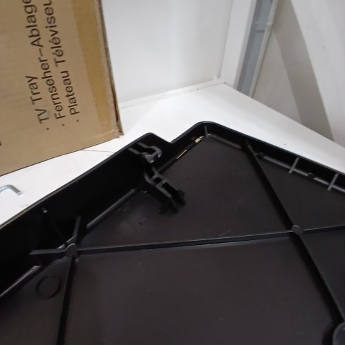 LORYERGO FOLDABLE TV TRAY TABLE WITH CUPHOLDER, 3 TILT AND 6 HEIGHT SETTINGS, FOR SOFA OR BED, 20.4" X 15.5" X 20.8" - 28" - BLACK (MODEL:‎ LETT01B) image 4