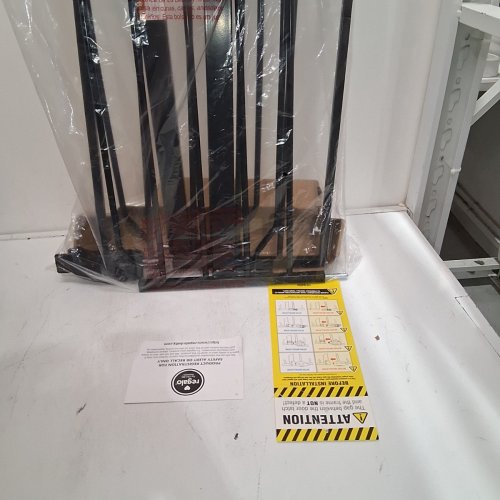 REGALO EASY STEP EXTRA WIDE SAFETY GATE - 29-49" X 30" - BLACK (MODEL: 1164 EB DS) image 3