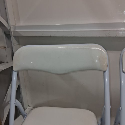 2PC HERITAGE KIDS FOLDING CHAIRS - 10" X 12.13" X 20" - WHITE (MODEL: NK660621) image 5