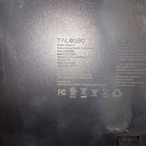 TALOSBO ( 2026 NEW) DOUBLE FILTRATION ROBOTIC POOL CLEANER, WALL & WATERLINE CLEANING, CORDLESS POOL VACUUM ROBOT FOR INGROUND POOLS UP TO 1614 SQ. FT.- 180-MIN RUNTIME-BLACK-(MODEL:TALOSBO C1) image 4