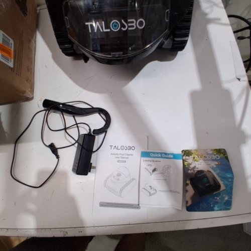 TALOSBO ( 2026 NEW) DOUBLE FILTRATION ROBOTIC POOL CLEANER, WALL & WATERLINE CLEANING, CORDLESS POOL VACUUM ROBOT FOR INGROUND POOLS UP TO 1614 SQ. FT.- 180-MIN RUNTIME-BLACK-(MODEL:TALOSBO C1) image 8
