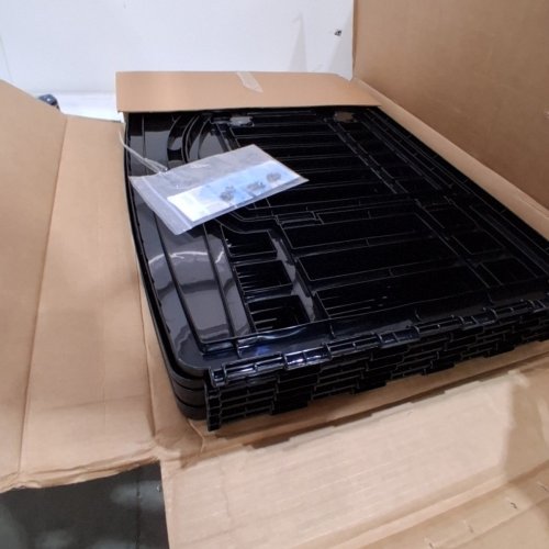 IRIS USA 8-PANEL PET PLAY PEN WITH GATE - 62" X 62" X 34" - BLACK (MODEL: 594403) image 2